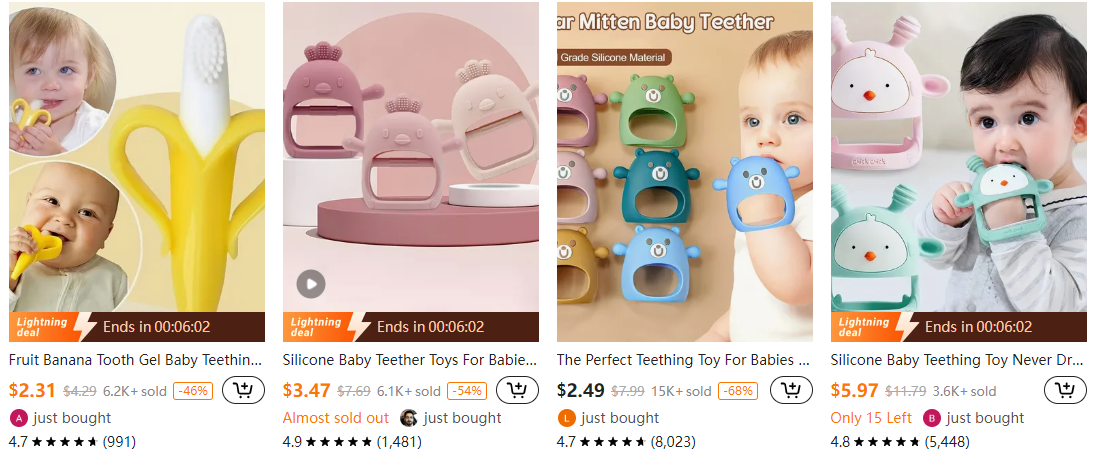 baby teething toys